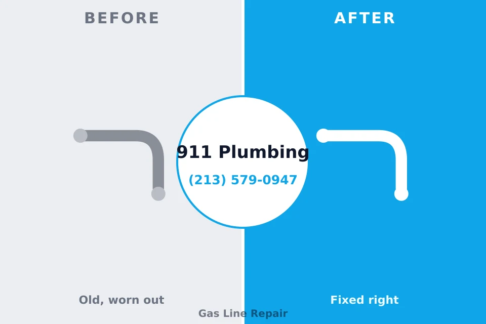 Before and after: plumbing company Pretty Bayou, FL